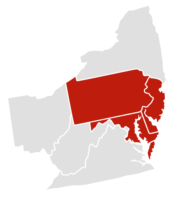 service area map